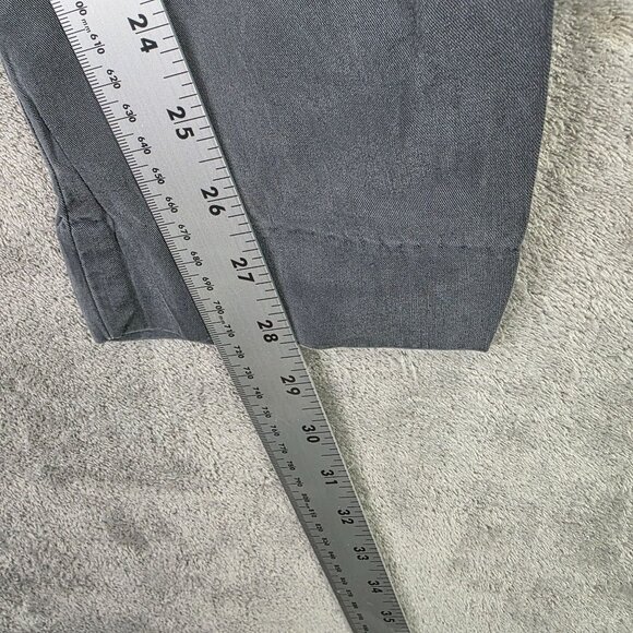Womens Gap Gray 100% Tencel Pants Mid Rise Elastic Waist Size 0 - Picture 8 of 10